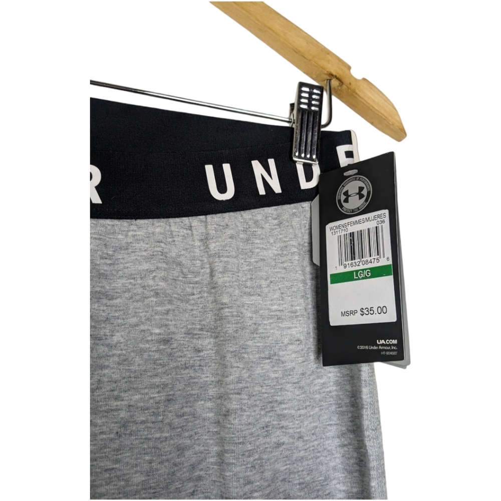 Under Armour Favorite Leggings Women Grey Large - Picture 4 of 5